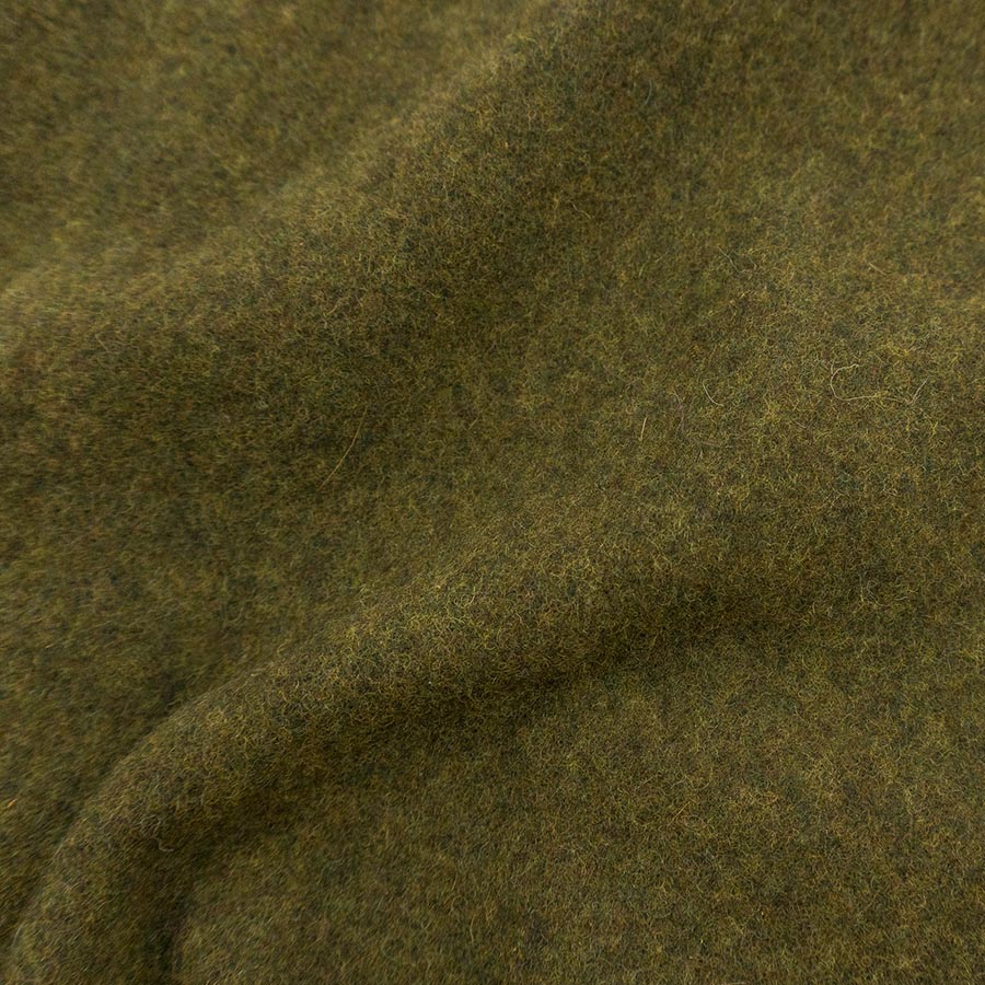 Lodenfleece moosgrün Lodenfleece Meterware, moosgrün