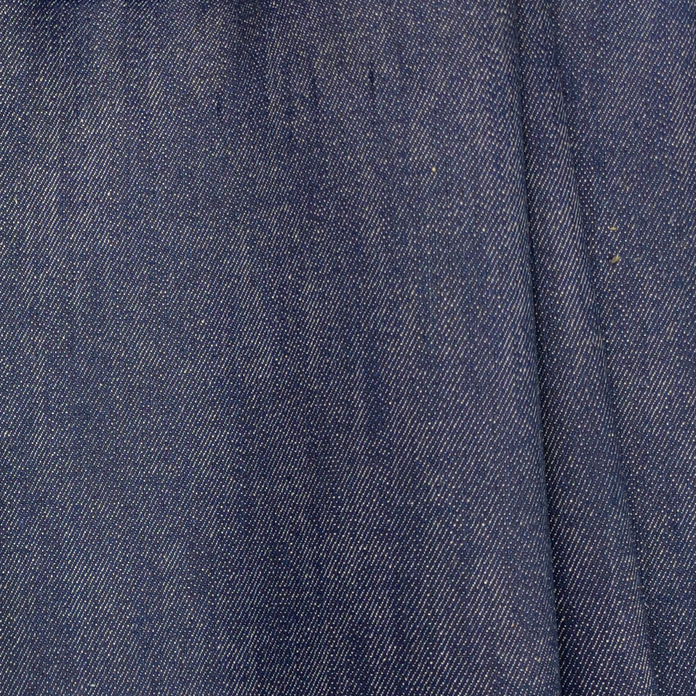 Waxcotton, crebilly indigo denim, 12 oz (gewachste Baumwolle)