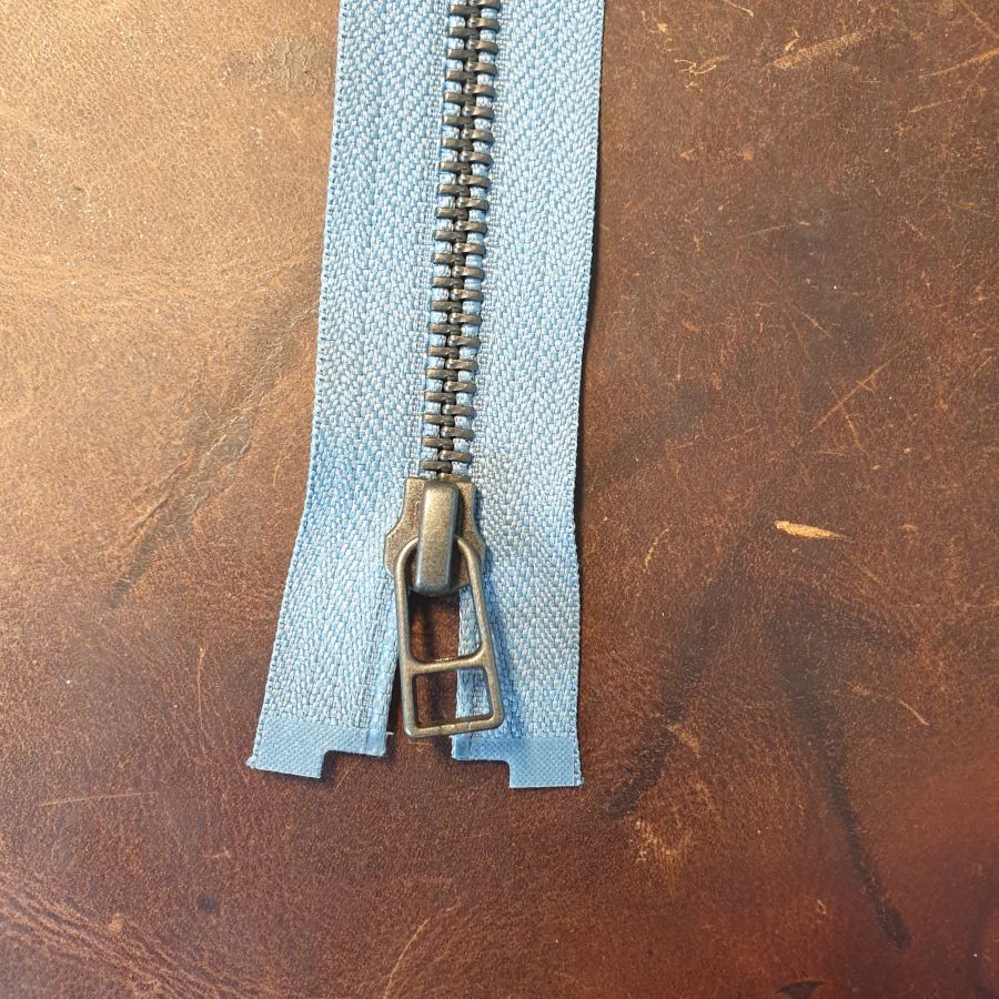 2-Wege-Metall-Reißverschluss YKK, Türkis