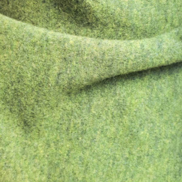 Lodenfleece Meterware, flechtgrün Lodenfleece Meterware, flechtgrün