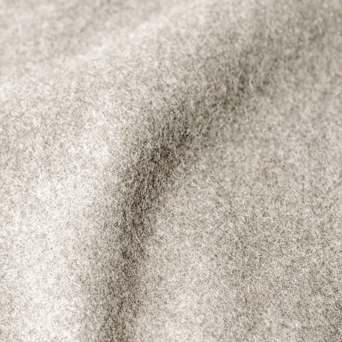 Lodenstoff hellgrau Meterware Lodenfleece rauchgrau